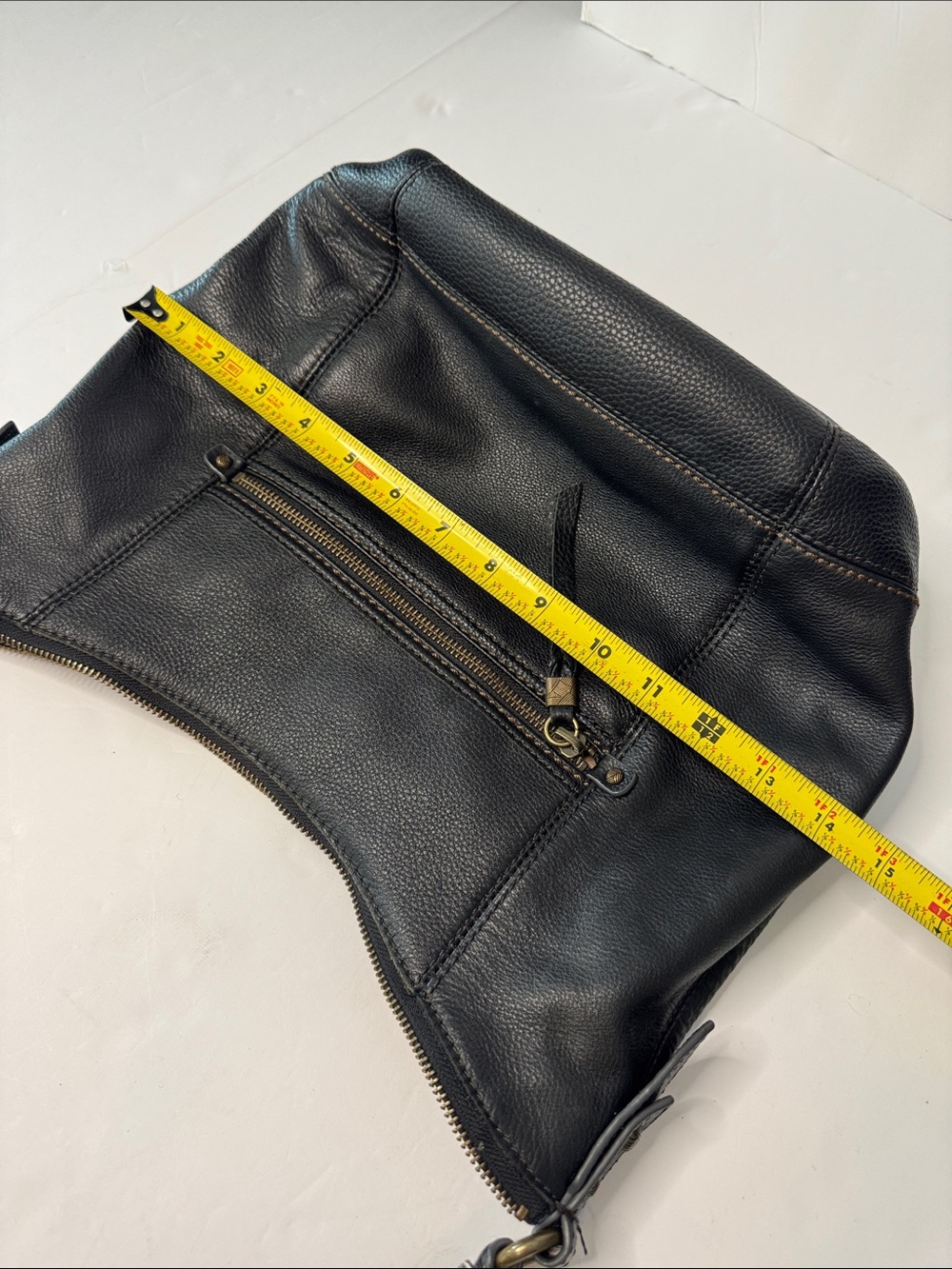 The Sak Sequoia Hobo Shoulder Bag, Black Pebbled Leather - Picture 13 of 16